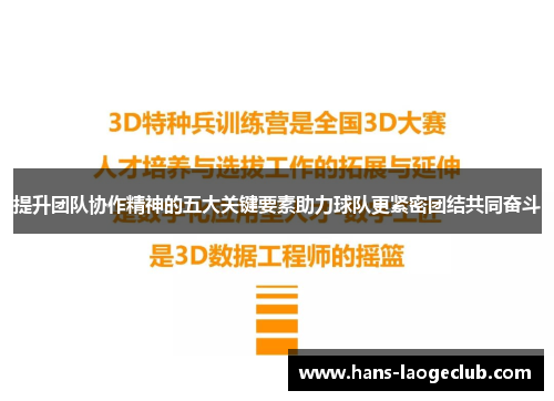 提升团队协作精神的五大关键要素助力球队更紧密团结共同奋斗