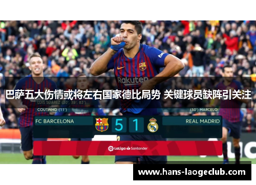 巴萨五大伤情或将左右国家德比局势 关键球员缺阵引关注