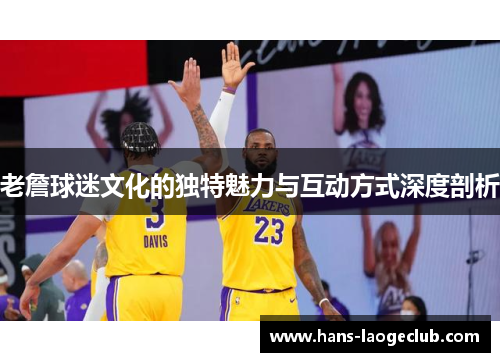 老詹球迷文化的独特魅力与互动方式深度剖析